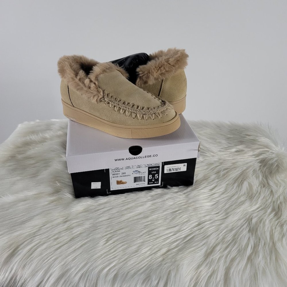 Aqua College Women's Albina Waterproof Moccasins